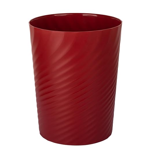 UUJOLY Plastic Small Bathroom Trash Can Wastebasket Garbage Can, Laundry Room by UUJOLY