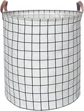 Waterproof Laundry Hamper Collapsible Laundry Basket Leather Handle Laundry Bag by %E2%80%8ETeLUVHome