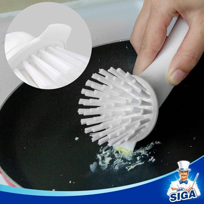 MR.SIGA Pot and Pan Cleaning Brush, Dish Brush - Image 4