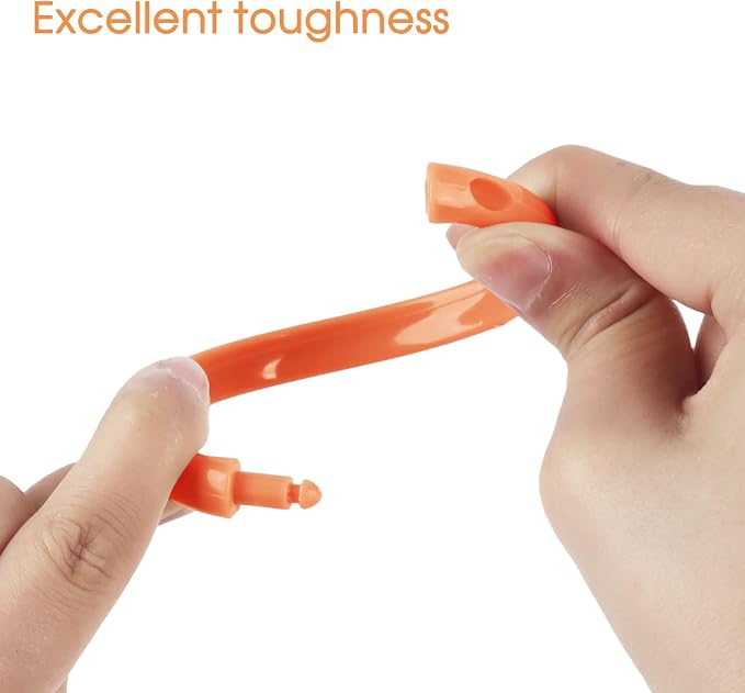 Orange Shower Curtain Hooks - Image 2