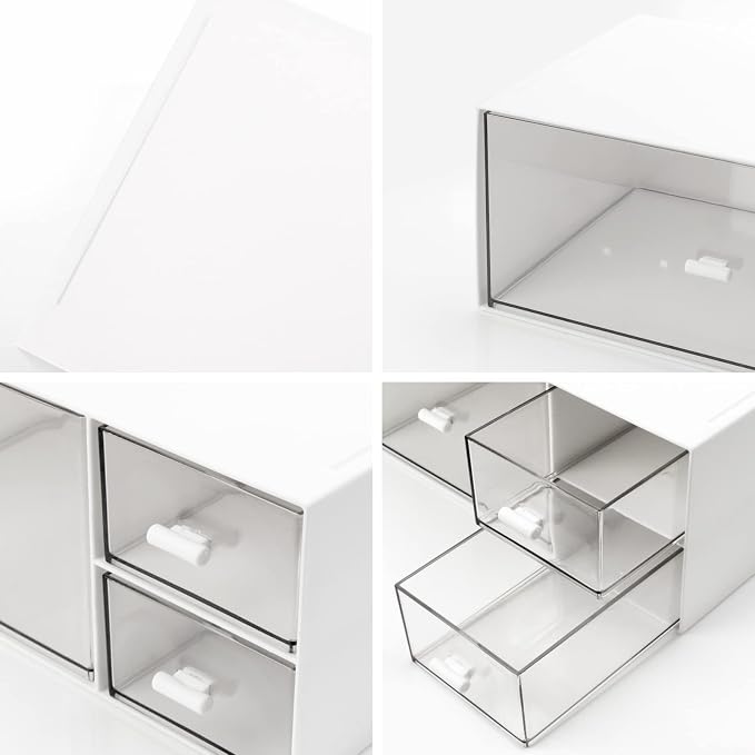Desk Organizer Stackable Storage Drawers - Image 6