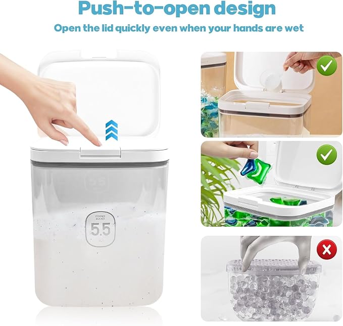 2 Pack 5.5L Laundry Detergent Dispenser - Image 6
