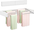 Vikaqi Wall Mounted Clothes Drying Rack 23.6", Foldable Wall Mount Laundry Rack by DiscovertheEleganceofAir-drying