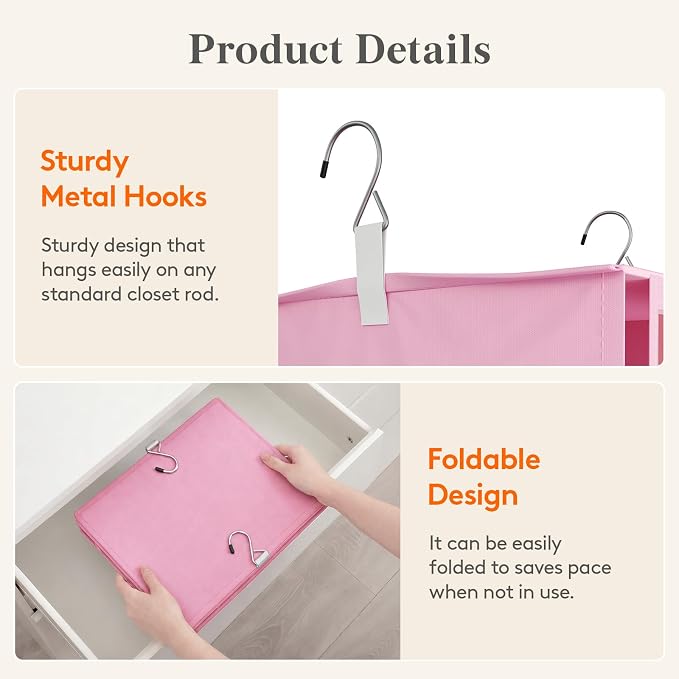 Lifewit 6 Shelf Weekly Hanging Clothes Storage Organizer - Image 8