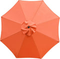 Sunnyglade 9ft Patio Umbrella Replacement Canopy Market Umbrella Top Outdoor Umbrella Canopy with 8 Ribs