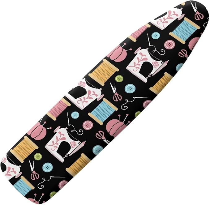 Sewing Machine Patterns Ironing Board Cover Premium Polyester, Fits Full Size by Unknown