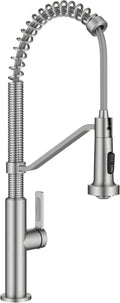 KRAUS Oletto Commercial Style 2-Function Single Handle Pull Down Kitchen Faucet by Unknown