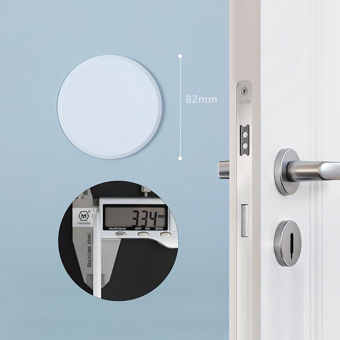 HOME MASTER HARDWARE 3.25" Wall Protector, 10 Pack Door Knob Wall Shield | - Image 5