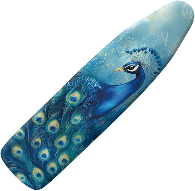 Peacock Ironing Board Cover and Pad 15x54 Inch Standard Iron Board Cover by Unknown