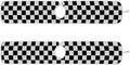 Checkered Black and White Sink Mat by Tatenale