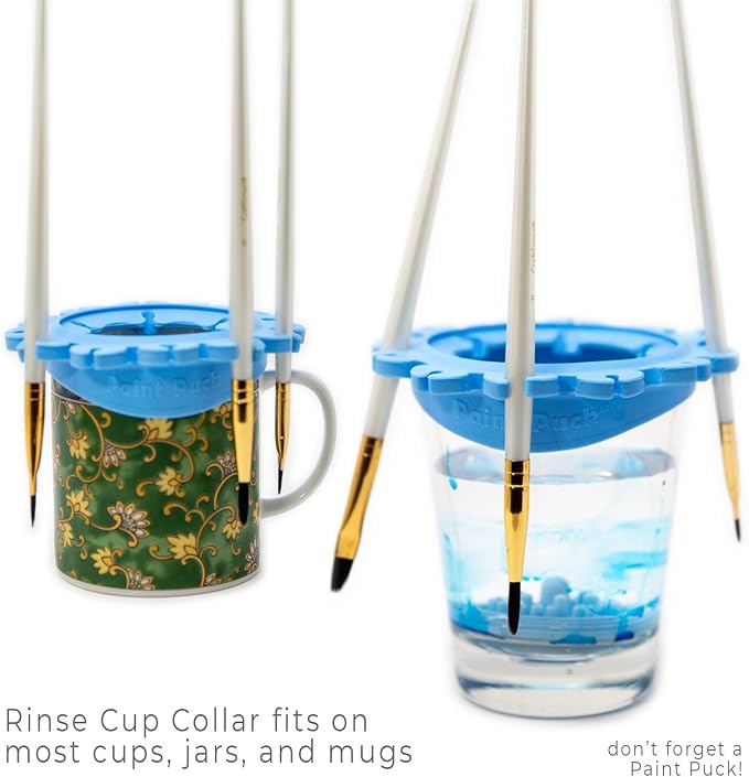 Paint Puck Ultimate Rinse Cup Paint Brush Cleaner, Brush Holder, Squeegee Lips - Image 4