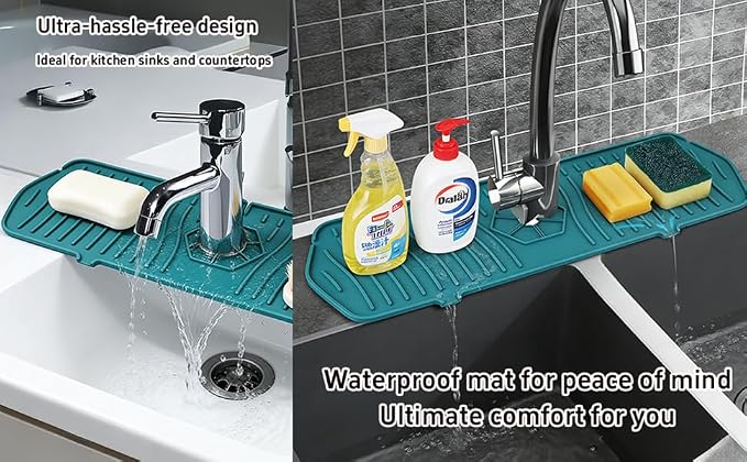 1 PCS Kitchen Sink Faucet Mat - Image 5