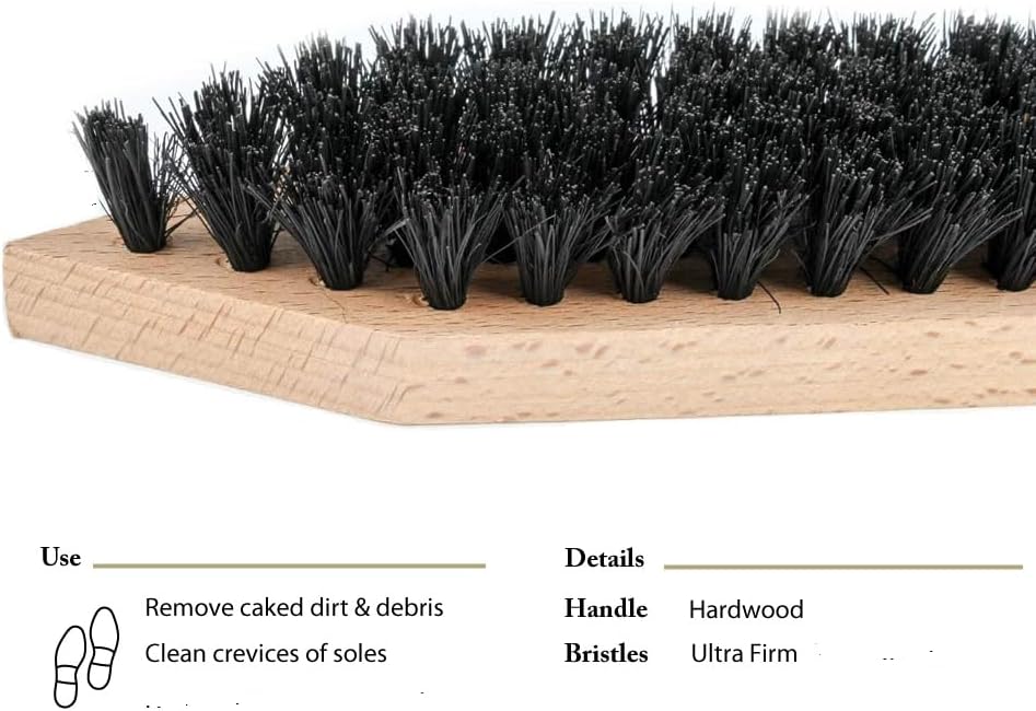Hardwood Shoe & Boot Sole Brush - Image 2