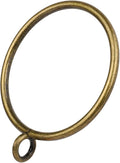 Curtain Rings with Eyelets, 48 Pack Metal Drapery Rings by Unknown