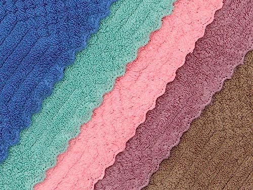 Microfiber Cleaning Cloth, 10 Pack Microfiber Rags, Mix Color - Image 5