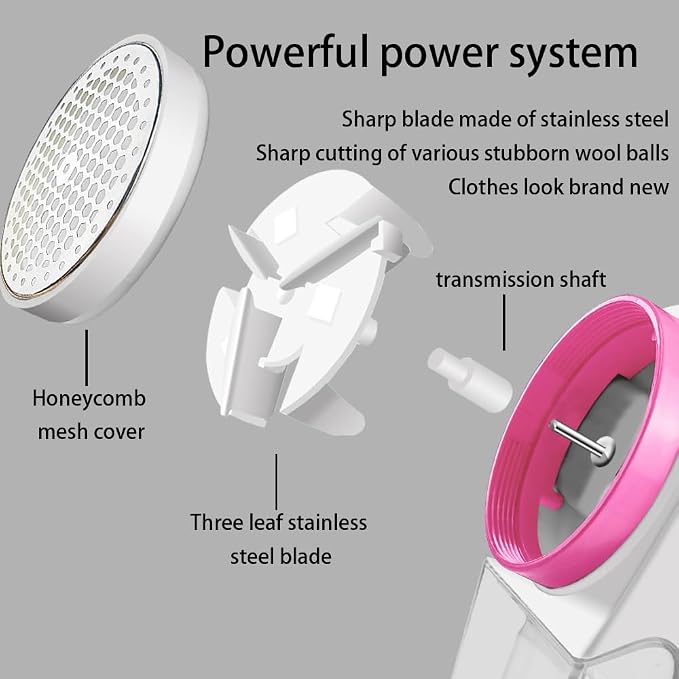 Fabric Shaver for Furniture, Sweater Shaver, Electric Lint Remover for Clothes - Image 7