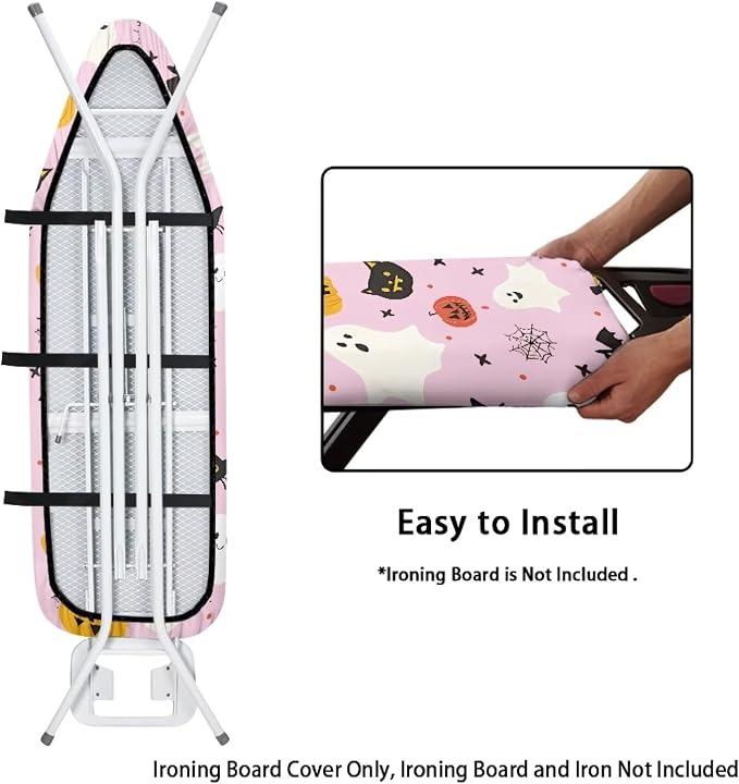 Ghost Ironing Board Cover Large Christmas Pattern Extra Wide Table Top Ironing - Image 4