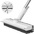 AIR U+ Floor Scrub Brush with Long Handle, 3-in-1 Rotating Head & Squeegee | by AIRU