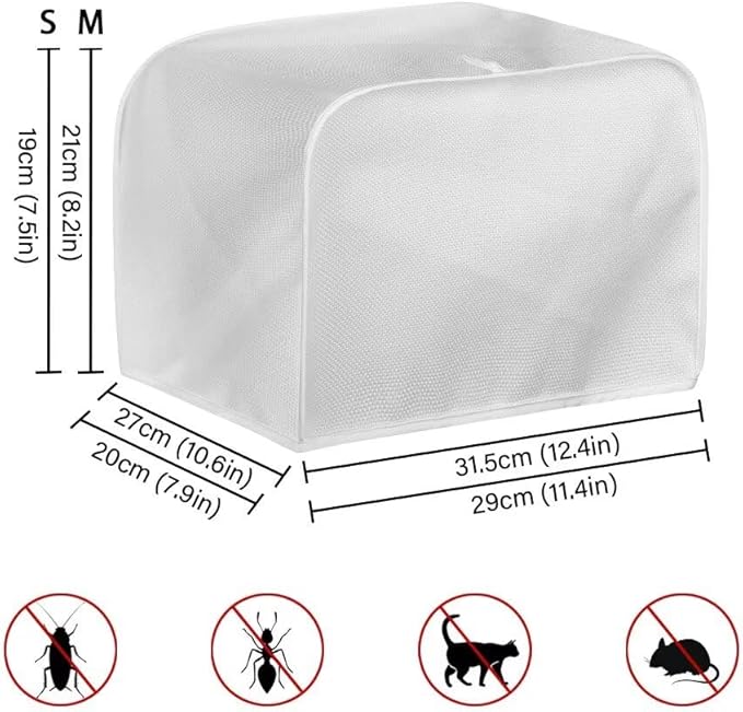Easter Decor Toaster Cover 2 Slice Wide Slot Washable Bread Maker Covers Toaster Covers Kitchen Small Appliance Cover Stain Resistant,Easter Bunny Eggs Floral