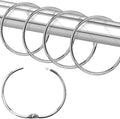 Shower Curtain Hooks Rings, Glide Smoothly Round Shower Rings by LULARINE