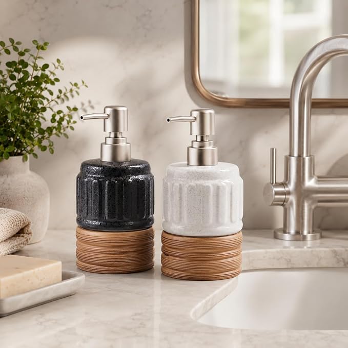 2 Pcs Soap Dispenser Bathroom, 14 Oz Liquid Hand Dish Soap Dispensers - Image 6