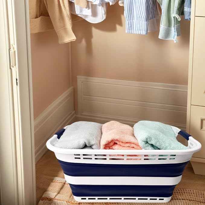 SAMMART 42L Collapsible Plastic Laundry Basket - Image 6
