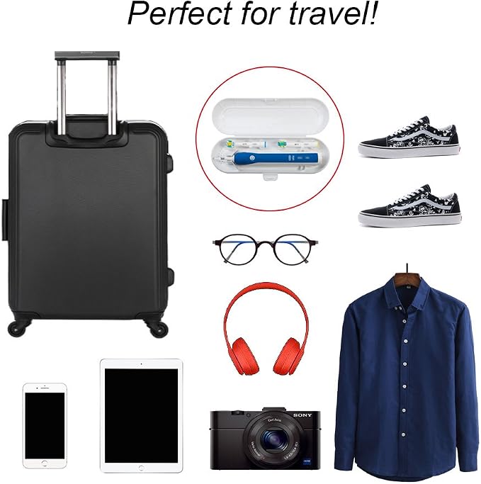 Nincha Portable Replacement Plastic Electric Toothbrush Travel Case - Image 7