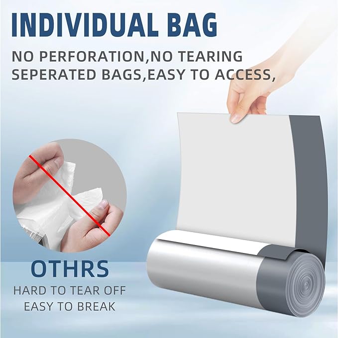 KSSKSS 2.6 Gallon Mini Drawstring Trash Bags, Small Garbage Bags by KSSKSS - Image 3