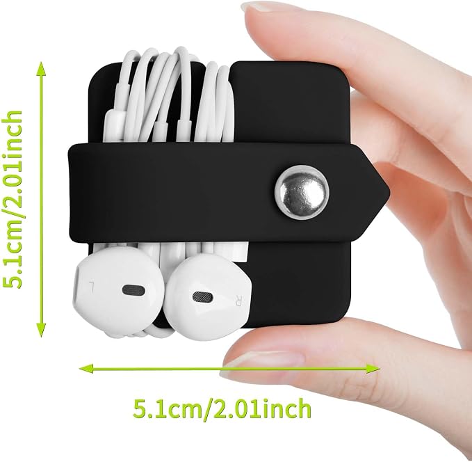Cord Organizer Earbuds Holder Earphone Wrap Earphones Organizer Headset - Image 2