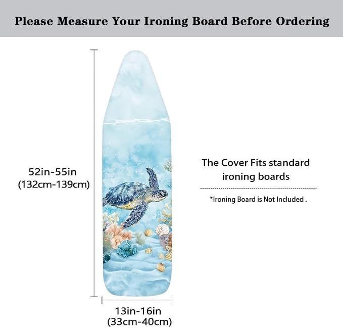 Turtle Iron Board Cover Heavy Duty Padding Ironing Board Covers - Image 5