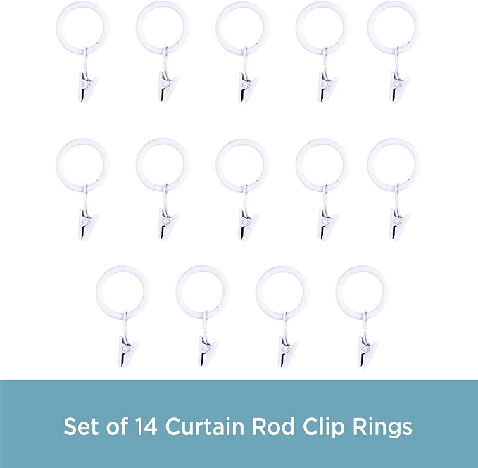 Kenney - Curtain Rings, Durable Metal Rings - Image 4