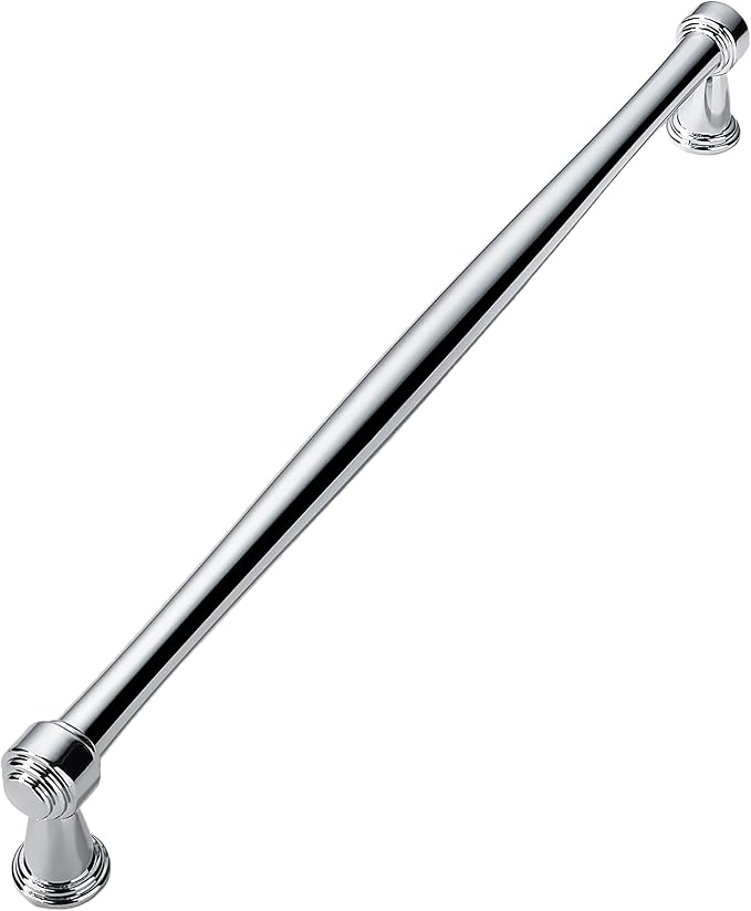 khtumeware 1 Pack Appliance Pull 18 Inch(457mm) Vibrant Polished Chrome Cabinet pulls Kitchen Cabinet Handles Kitchen Cabinet Hardware for Cupboard Drawer Handles Dresser Pulls
