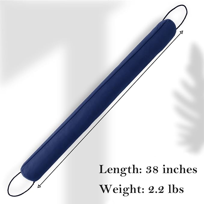 Sunolga Door Draft Stopper, Removable Washable Cover, Blocks Hot and Cold Air - Image 2