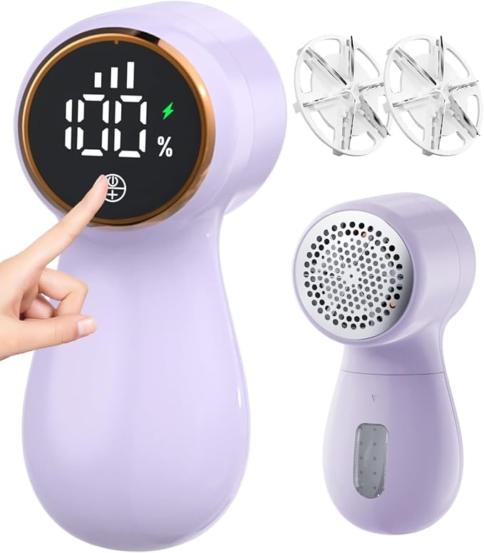 Rechargeable Fabric Shaver, Lint Remover, 3-Speed Sweater Shaver by WEFTNOM