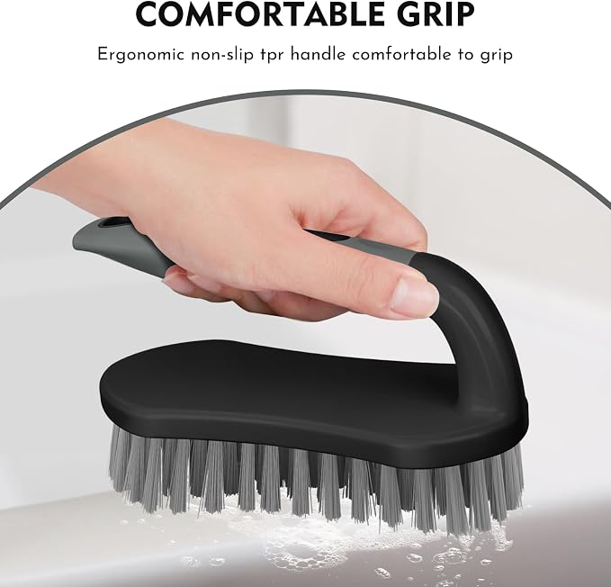 SetSail Scrub Brush, Stiff Bristle Cleaning Scrubber, 2 Pack | Durable Bristles - Image 3
