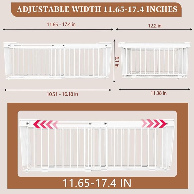 Large Freezer Organizer Bins，Upgraded Bottom Leak-Proof net，4 Pack， Expandable Stackable Chest Freezer Containers with Handle，for Fridge, Deep Freezer, Cabinet, Kitchen, Pantry (White-4Pack)