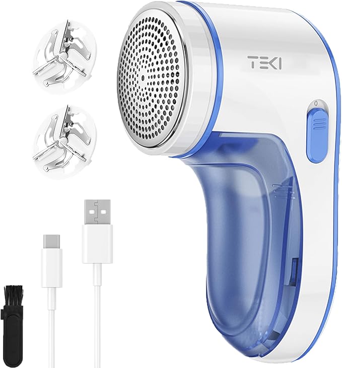 Fabric Shaver, Lint Remover for Clothes Rechargeable Clothes Shaver Pill Remover by TEKI