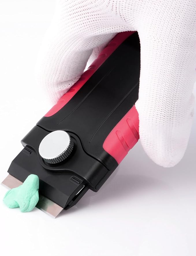 Razor Blade Scraper Tool, Glass Stovetop Paint Scraper | 10PCS Stainless Steel - Image 6