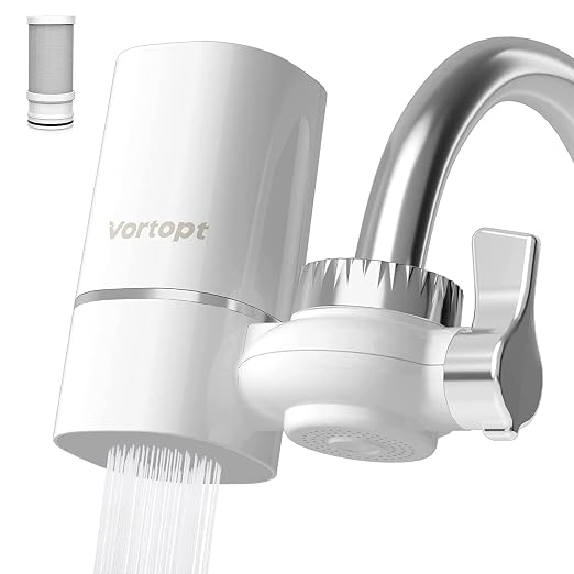 Vortopt Faucet Water Filter for Sink, T1 Rapid Flow, NSF Certified. | 400 by Vortopt