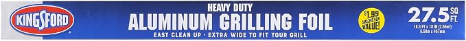 Kingsford Heavy Duty Aluminum Foil Roll, 27.5 Sq Ft, tears cleanly from the box - Image 8