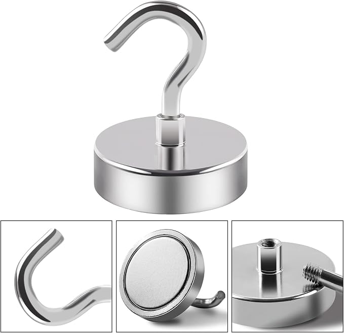 DIYMAG Magnetic Hooks, 170lbs Heavy Duty Magnets - Image 4