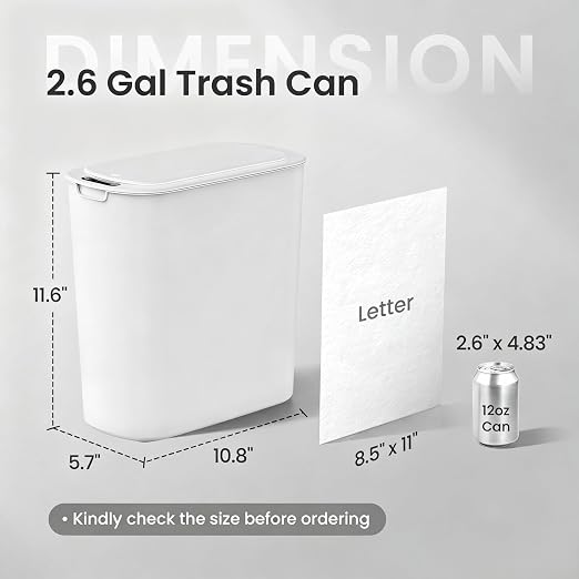 Cesun Automatic Small Bathroom Trash Can - Image 2