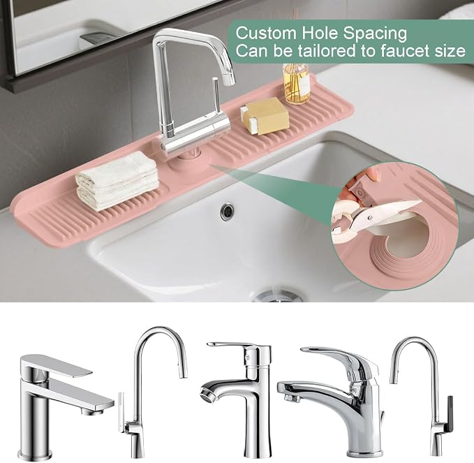 24 Inch Upgraded Draining Mat Folding faucet Mat - Image 8