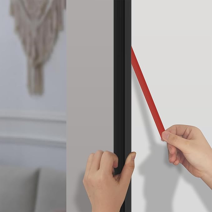 10pcs 48"L*0.59"W Aluminum Self-Adhesive Wall Corner Protectors, Wall Furniture Bumper, Safety Baby Proofing Corner Cushion Table Edge，Wide Coverage and Easy to Install - Black