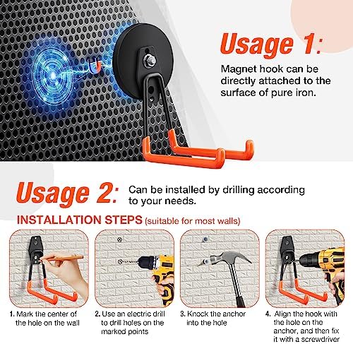 4PCS Large Strong Magnetic Hooks - Image 6