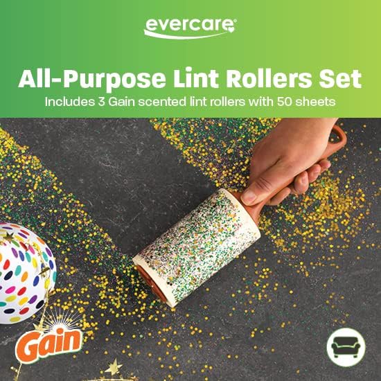 Evercare Gain Scented All-Purpose Lint Roller Brushes - Image 4