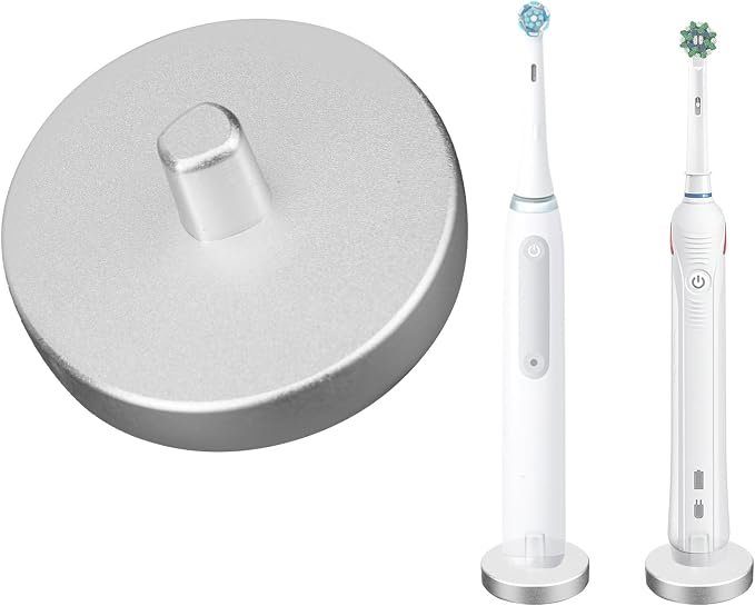 Silver Electric Toothbrush Holder by LUEXBOX