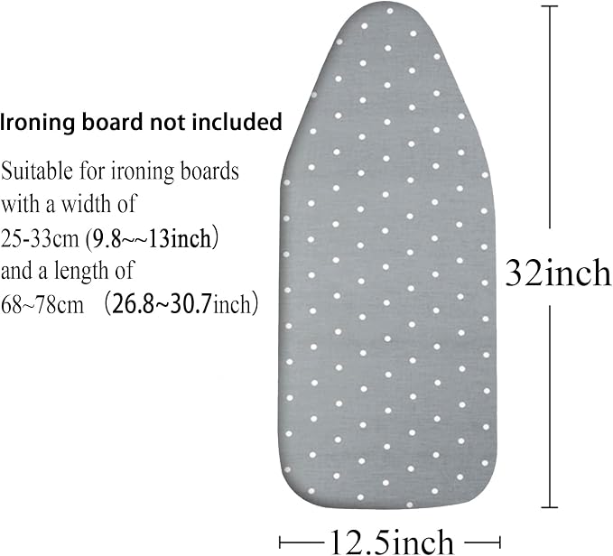 Small Ironing Board Cover Scorch Resistant, Table top Ironing Board Cover - Image 2