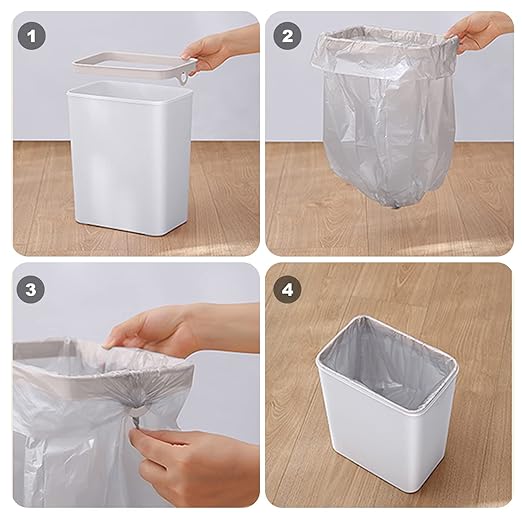 3 PACK - Bathroom Garbage Can - 2.5 Gallon Automatic Trash Cans | Bedroom - Image 4