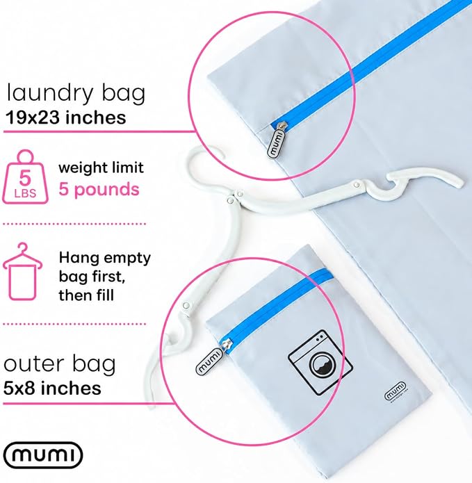 MUMI Smell-Proof Travel Laundry Bag - Image 6